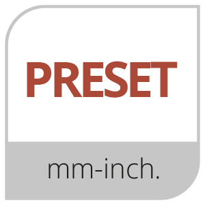 ELECTRONIC WITH PRESET/mm-inch.